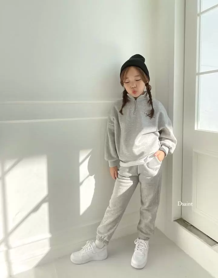 Dsaint - Korean Children Fashion - #magicofchildhood - They Anorak Fleece Top Bottom Set - 9