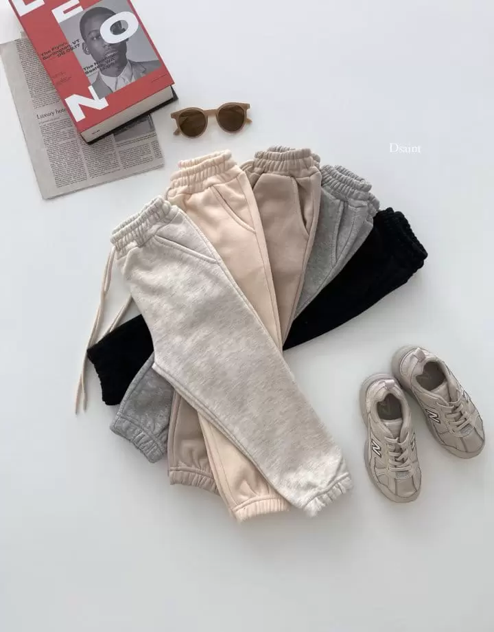 Dsaint - Korean Children Fashion - #magicofchildhood - Very Popular String Fleece Pants - 3