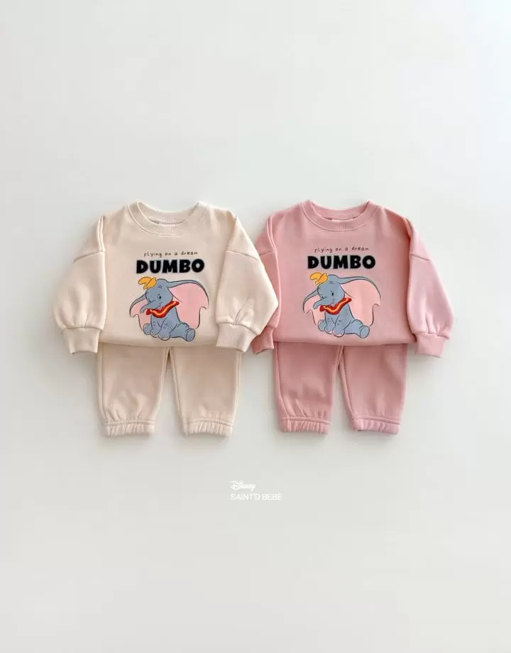 Dsaint - Korean Children Fashion - #minifashionista - Flying D Fleece Top Bottom Set