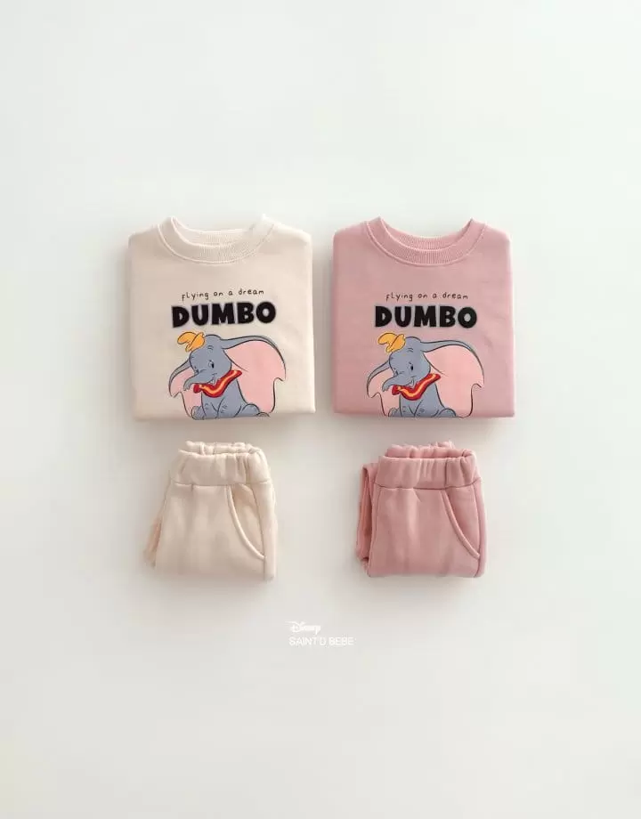 Dsaint - Korean Children Fashion - #prettylittlegirls - Flying D Fleece Top Bottom Set - 2