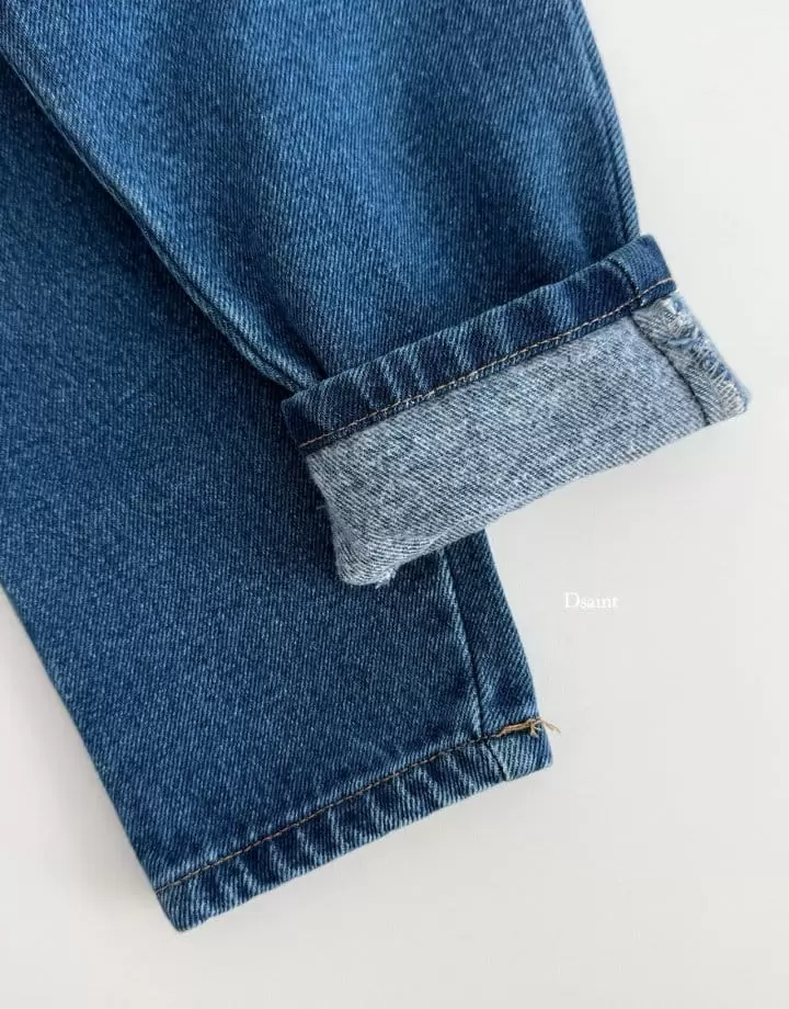 Dsaint - Korean Children Fashion - #toddlerclothing - Special Baggy Jeans - 8