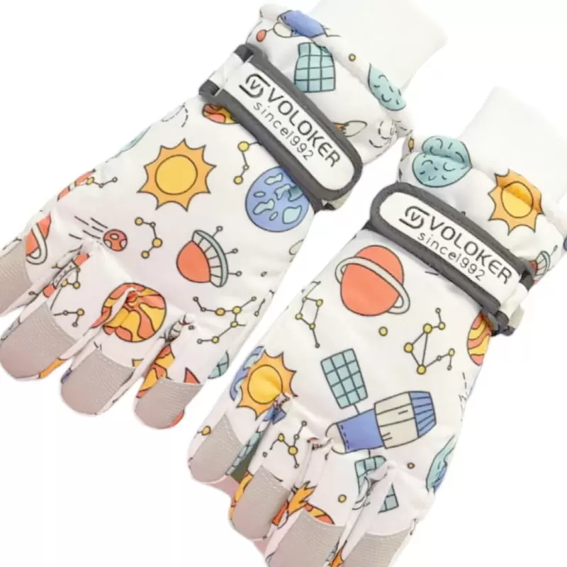 Dudie - Korean Children Fashion - #Kfashion4kids - Art Works Ski Gloves - 8