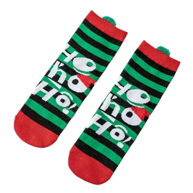 Dudie - Korean Children Fashion - #prettylittlegirls - Ho Ho Ho Socks Set - 4