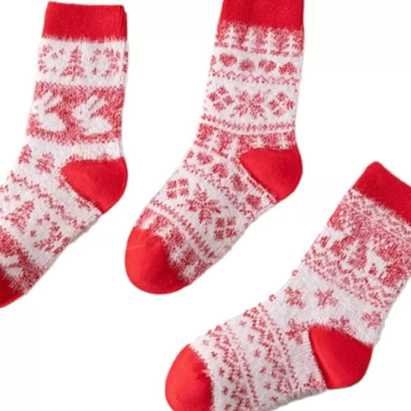 Dudie - Korean Children Fashion - #childofig - Snow Flower Socks Set - 6