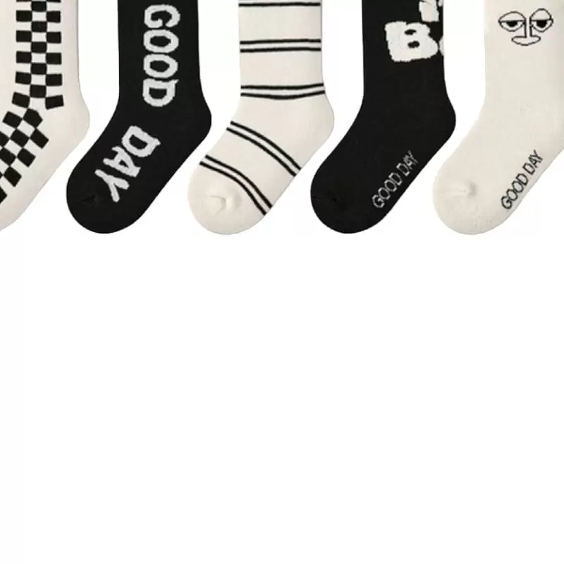 Dudie - Korean Children Fashion - #childofig - Good Day Socks Set - 5