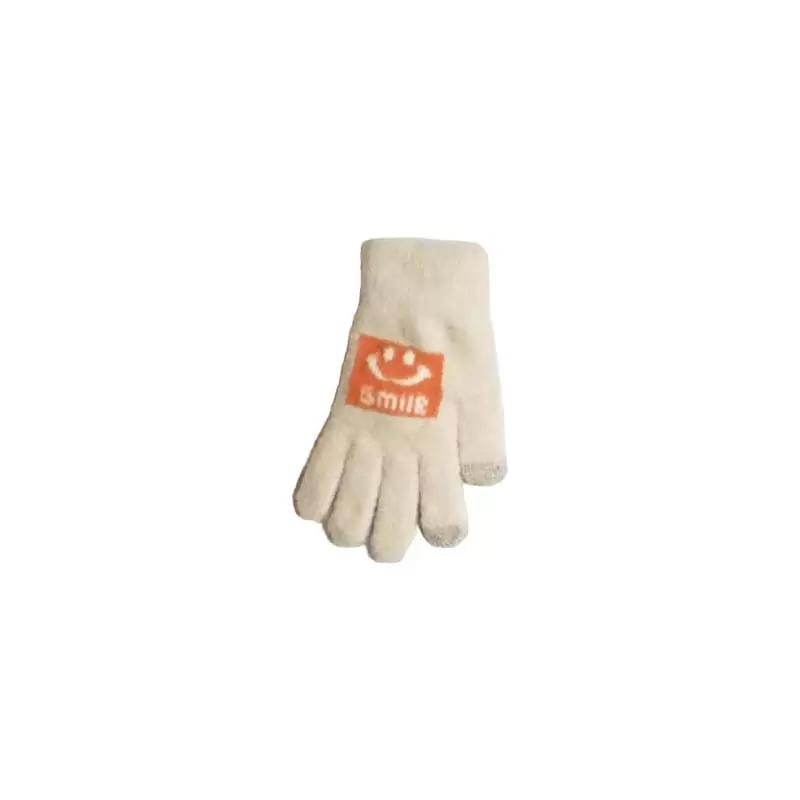 Dudie - Korean Children Fashion - #childofig - Angora Smile Gloves - 4