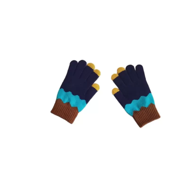Dudie - Korean Children Fashion - #designkidswear - Color Wave Gloves - 5