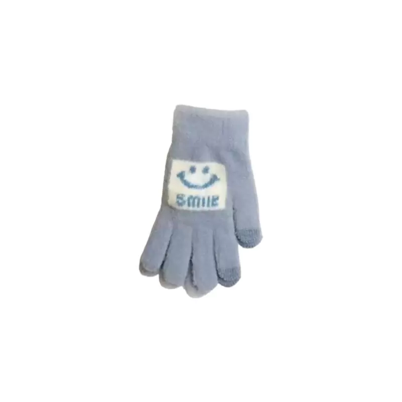 Dudie - Korean Children Fashion - #fashionkids - Angora Smile Gloves - 7