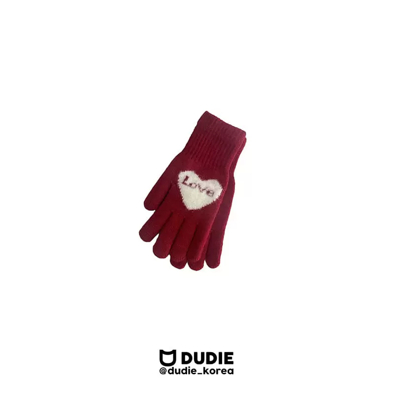 Dudie - Korean Children Fashion - #fashionkids - Love Gloves