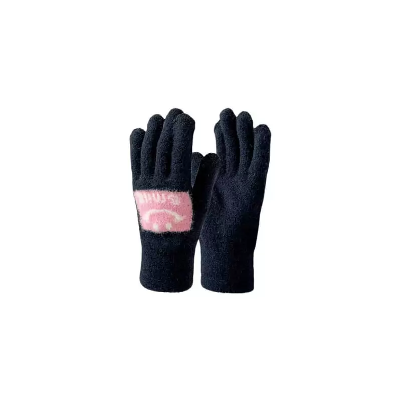 Dudie - Korean Children Fashion - #kidsshorts - Angora Smile Gloves - 8