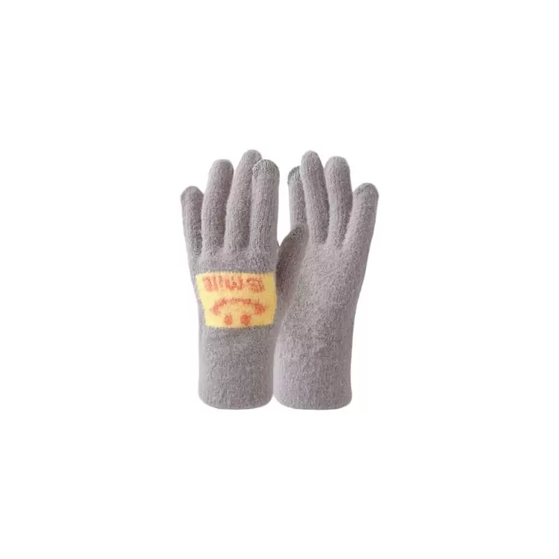 Dudie - Korean Children Fashion - #kidsstore - Angora Smile Gloves - 9