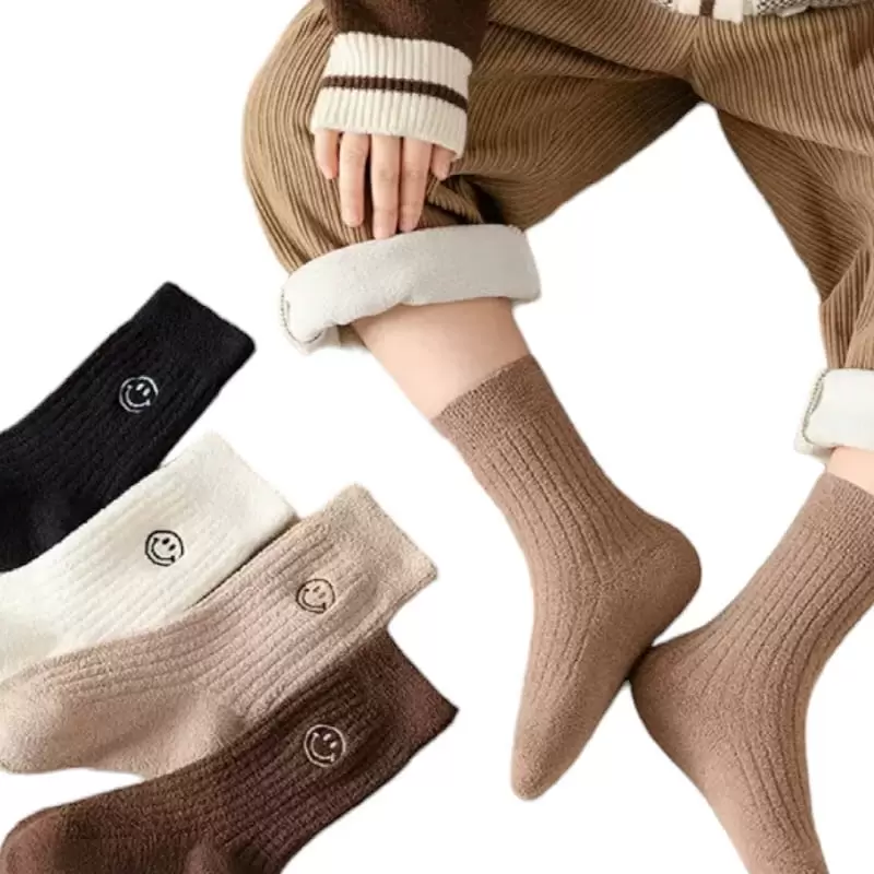 Dudie - Korean Children Fashion - #kidsstore - Winter Smile Socks Set - 9
