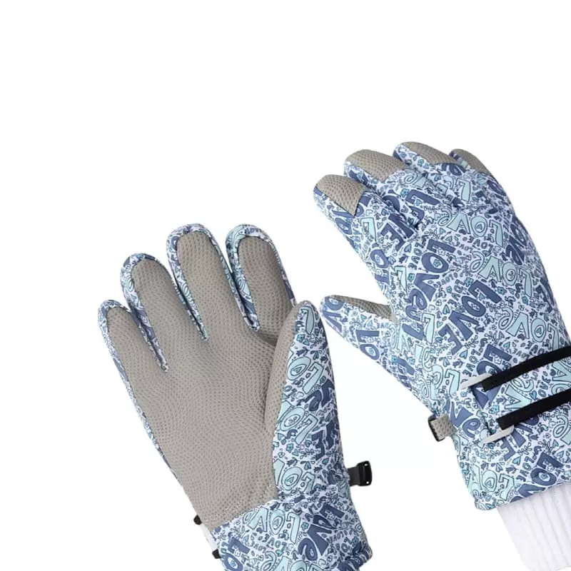 Dudie - Korean Children Fashion - #kidzfashiontrend - Art Works Ski Gloves - 7