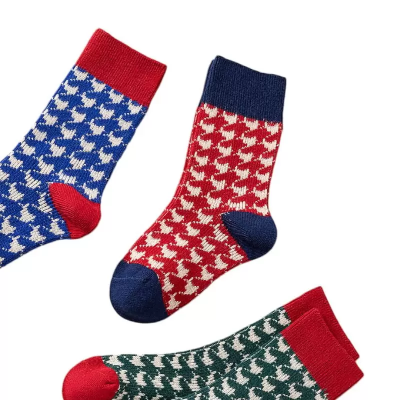 Dudie - Korean Children Fashion - #littlefashionista - Santa Socks Set - 3