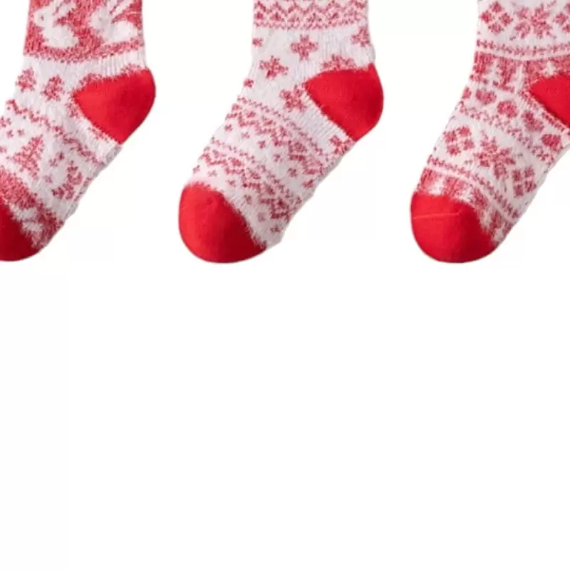 Dudie - Korean Children Fashion - #minifashionista - Snow Flower Socks Set - 3