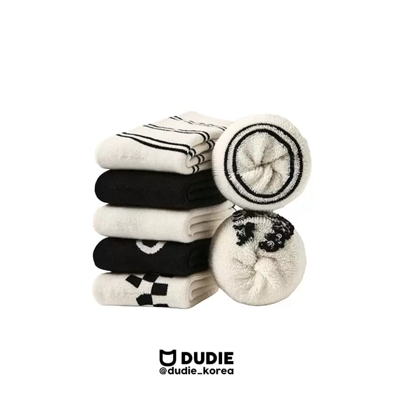 Dudie - Korean Children Fashion - #minifashionista - Good Day Socks Set - 2