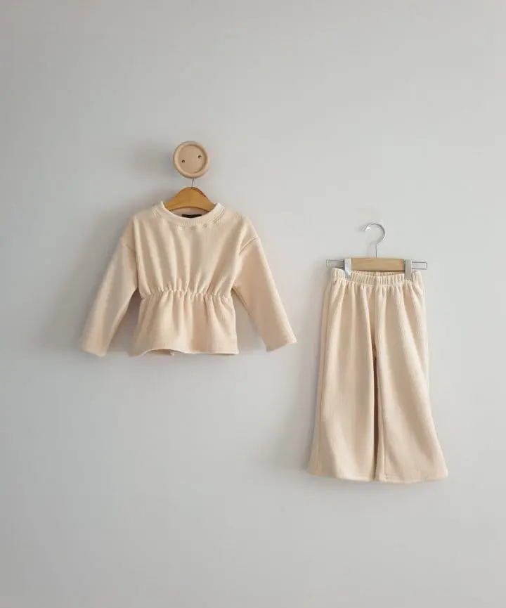 Eclair - Korean Children Fashion - #Kfashion4kids - Jennie Top Bottom Set - 2
