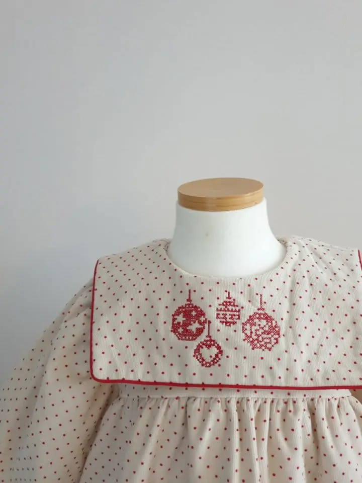 Eclair - Korean Children Fashion - #magicofchildhood - Dot One-Piece - 4