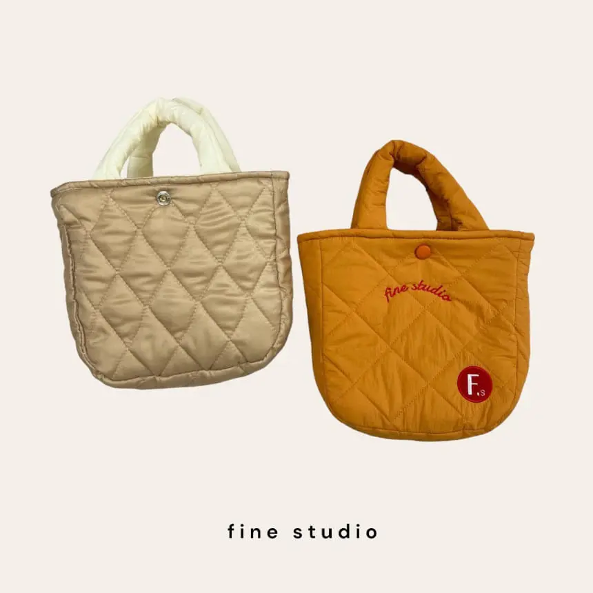 Fine-Studio - Korean Children Fashion - #designkidswear - Mini Quilting Bag - 4