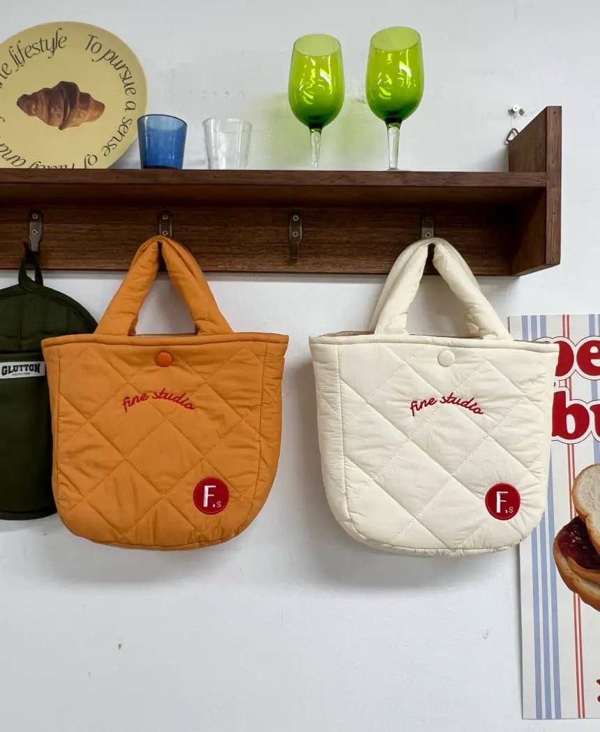 Fine-Studio - Korean Children Fashion - #kidsshorts - Mini Quilting Bag - 6