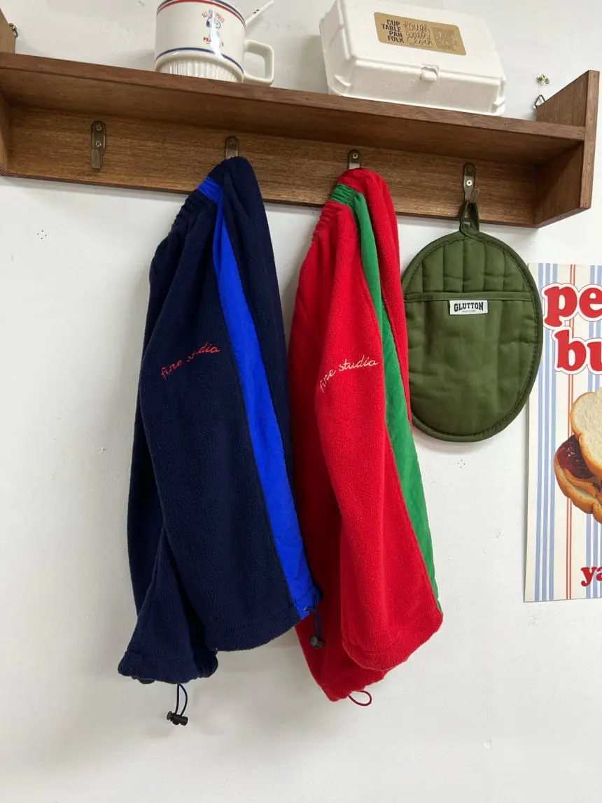 Fine-Studio - Korean Children Fashion - #kidsshorts - Fleece Color Pants