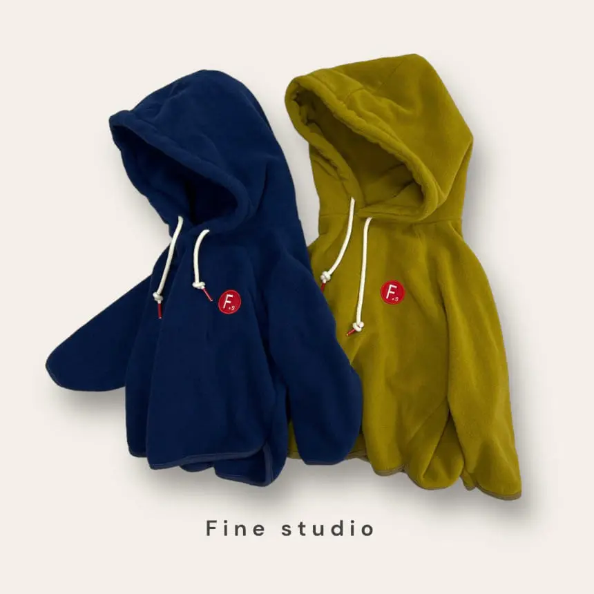 Fine-Studio - Korean Children Fashion - #magicofchildhood - Fleece Hoody - 5