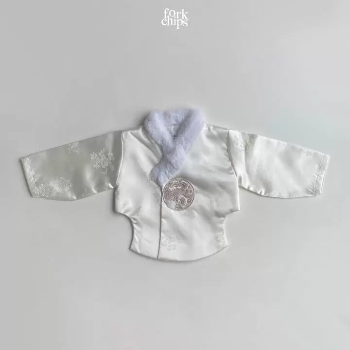 Fork Chips - Korean Baby Fashion - #babyfashion - New Year's Dress Girl Hanbok - 3