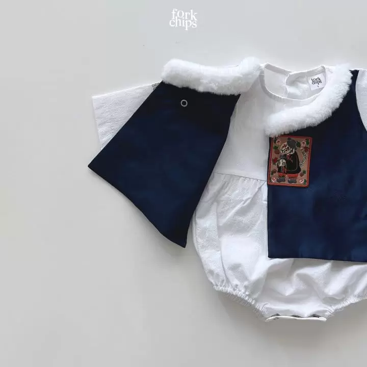 Fork Chips - Korean Baby Fashion - #babygirlfashion - Yeonji Gonji Boy Hanbok - 3