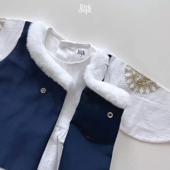 Fork Chips - Korean Baby Fashion - #babygirlfashion - Yeonji Gonji Boy Hanbok - 4