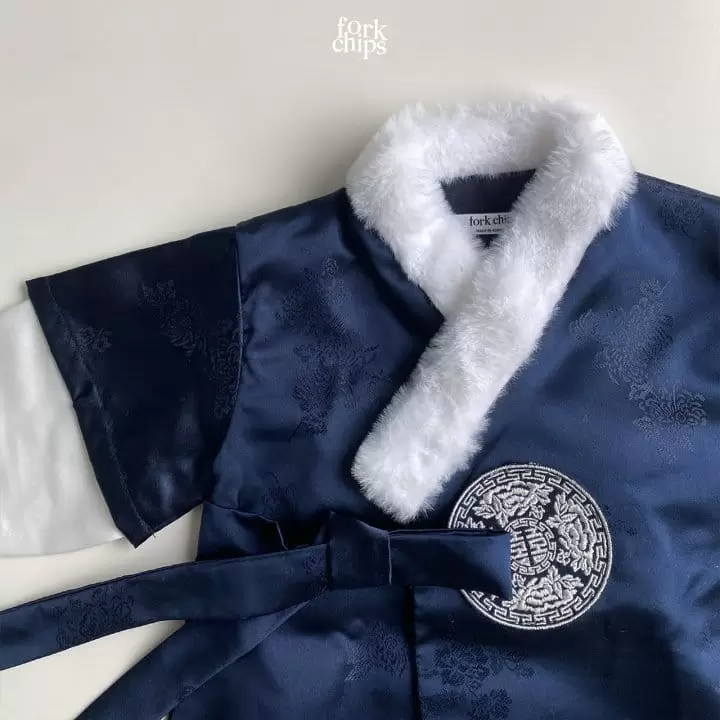Fork Chips - Korean Baby Fashion - #babyoninstagram - New Year's Dress Boy Hanbok - 8