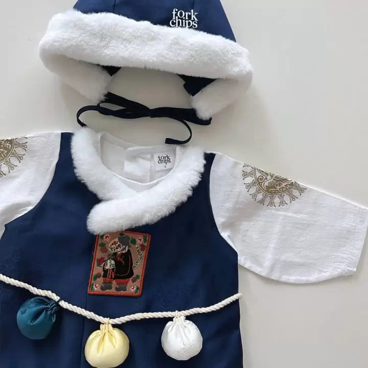 Fork Chips - Korean Baby Fashion - #babywear - Yeonji Gonji Boy Hanbok - 9