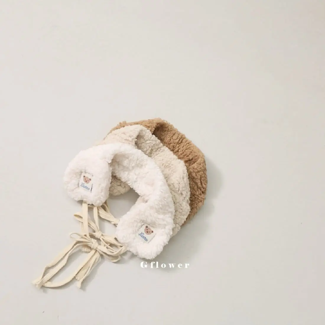 G Flower - Korean Baby Fashion - #babyboutique - Fluffy Ear Muffler - 3