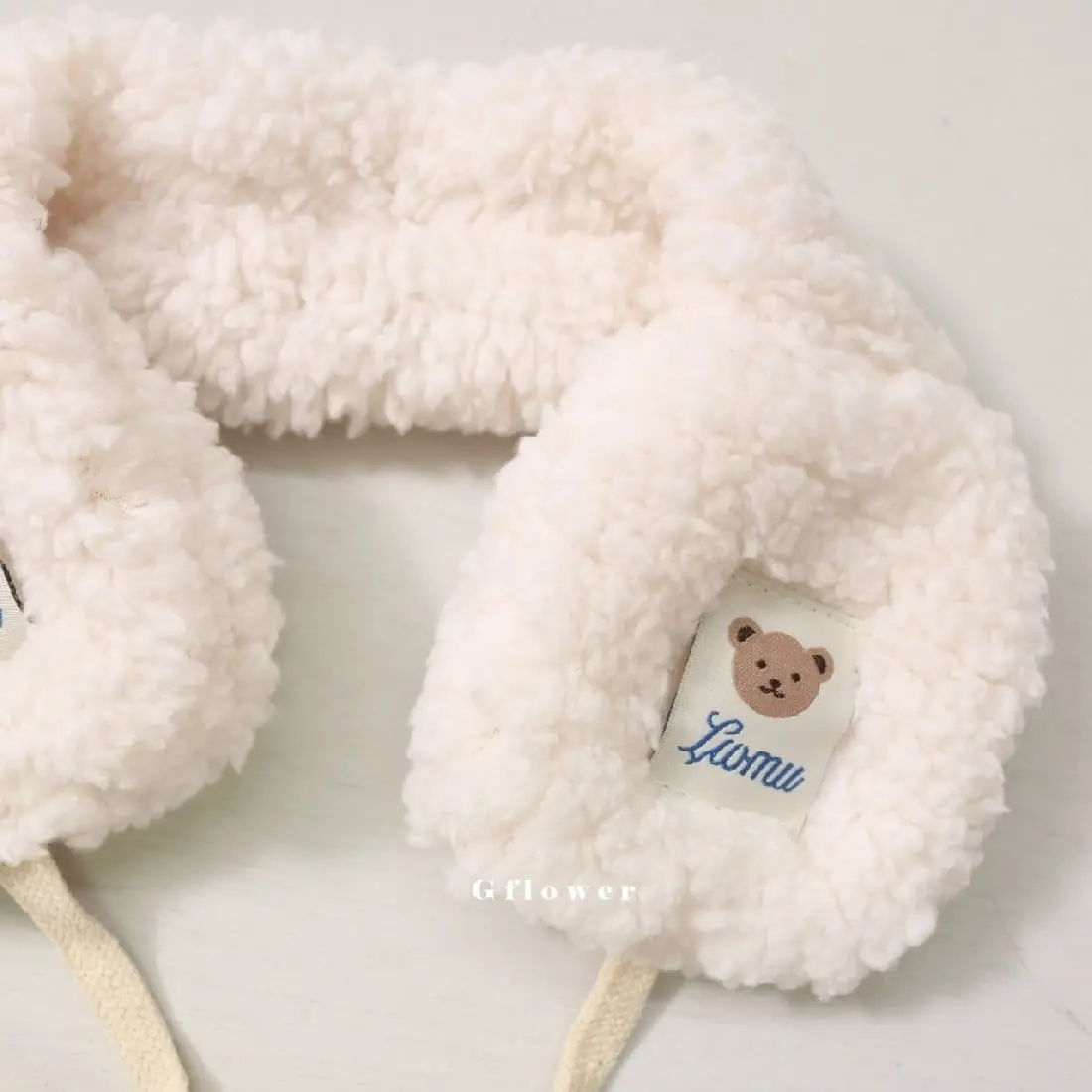 G Flower - Korean Baby Fashion - #babyfashion - Fluffy Ear Muffler - 6