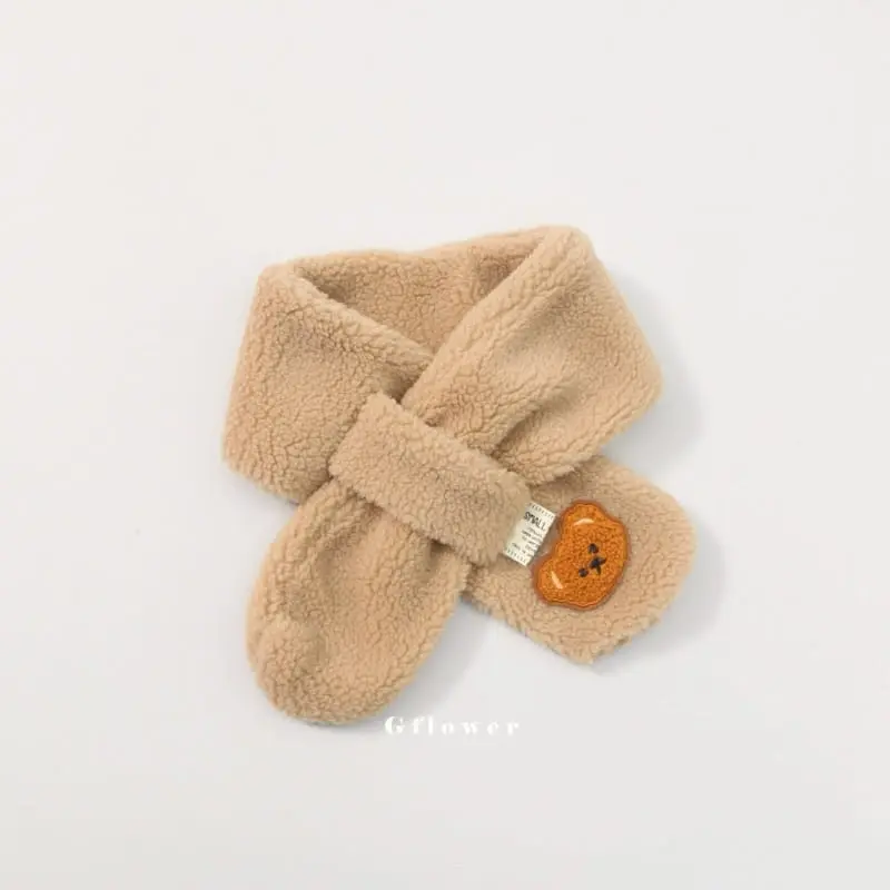 G Flower - Korean Baby Fashion - #babyoutfit - Bear Bboggle Muffler - 7