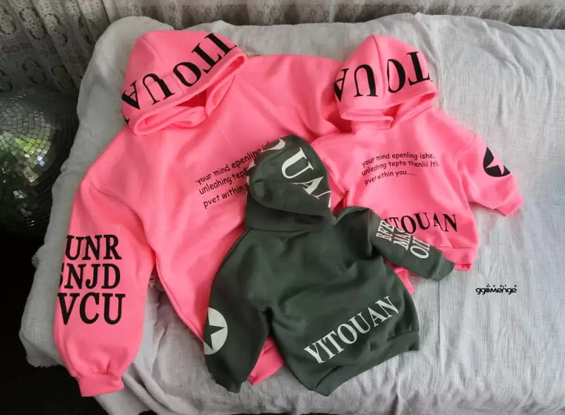 Ggomenge - Korean Children Fashion - #childofig - U IN Hoody Tee - 12