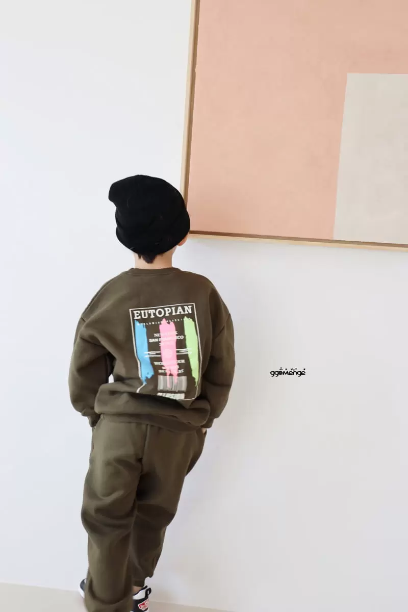 Ggomenge - Korean Children Fashion - #childrensboutique - Utopia Top Bottom Set - 7