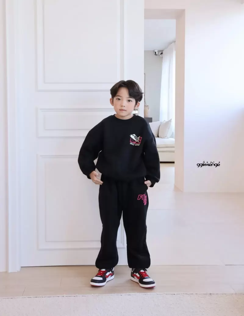 Ggomenge - Korean Children Fashion - #childrensboutique - Adult Spaceman Fleece Top Bottom Set - 6