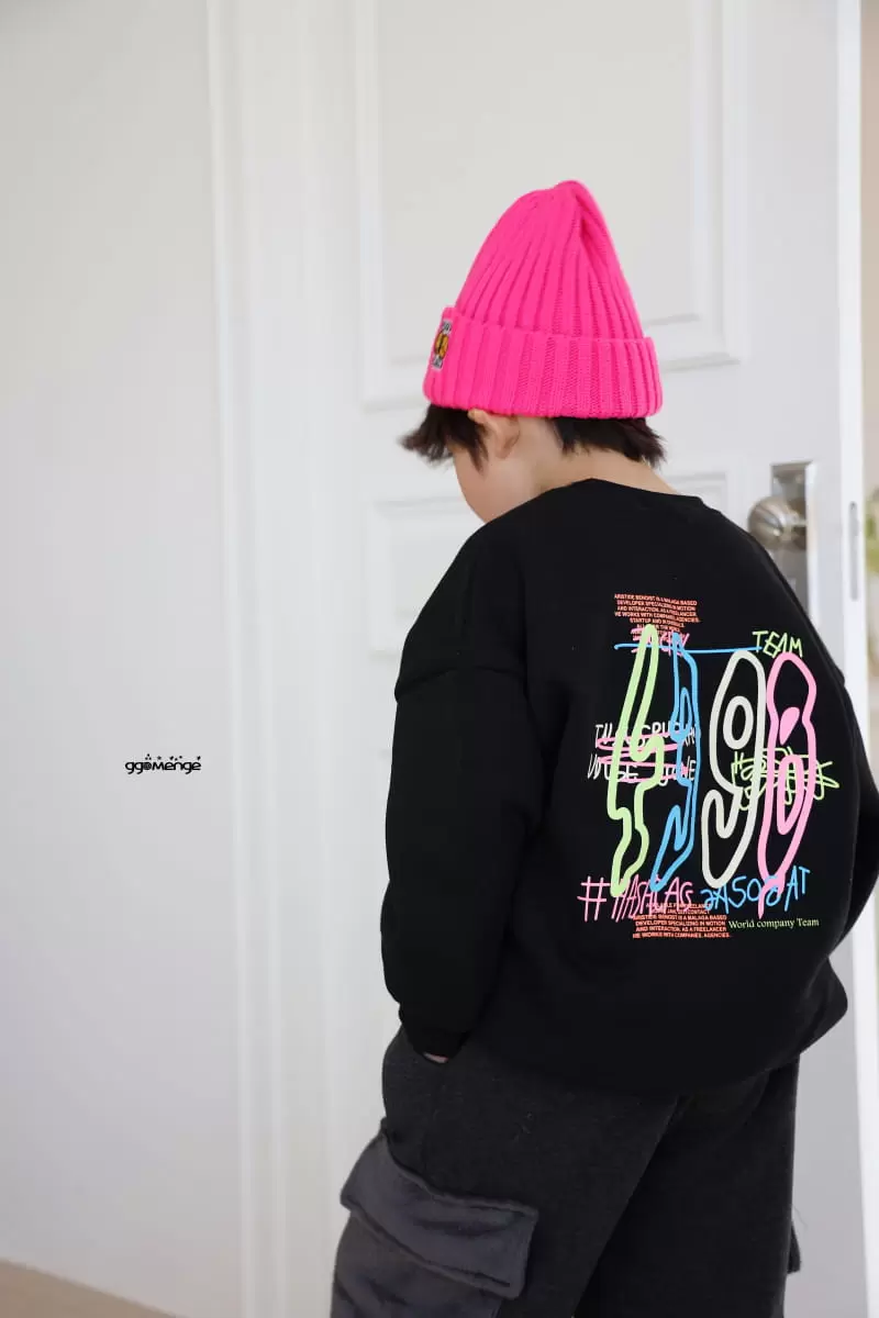 Ggomenge - Korean Children Fashion - #discoveringself - Adult Number Fleece Sweatshirt - 2