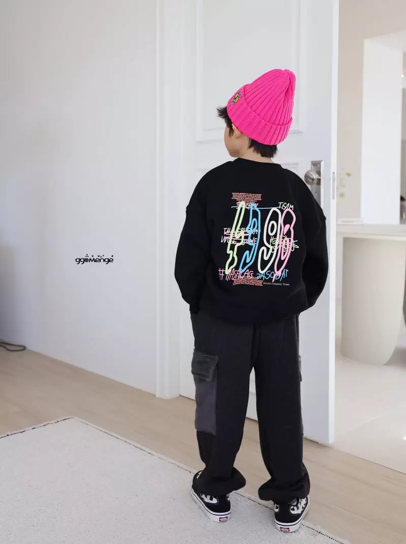 Ggomenge - Korean Children Fashion - #fashionkids - Adult Number Fleece Sweatshirt - 4