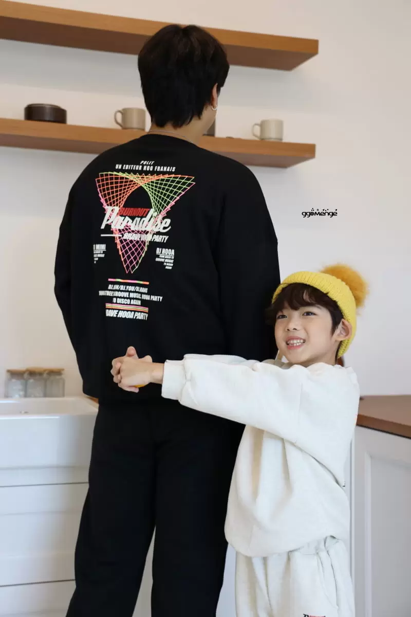 Ggomenge - Korean Children Fashion - #kidsstore - Adult Paradise Fleece Top Bottom Set - 5