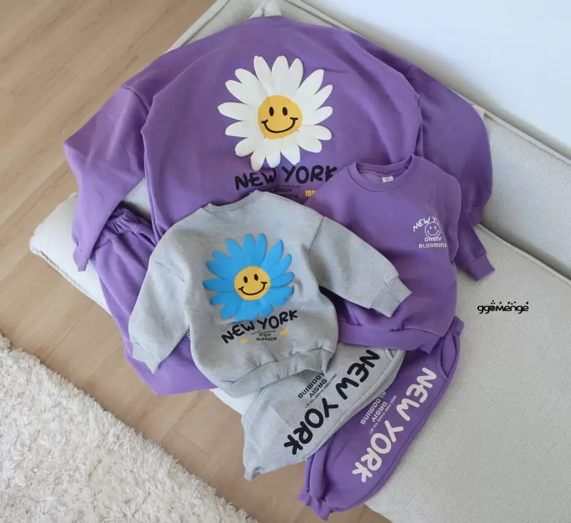 Ggomenge - Korean Children Fashion - #kidsstore - Adult Cosmos Top Bottom Set