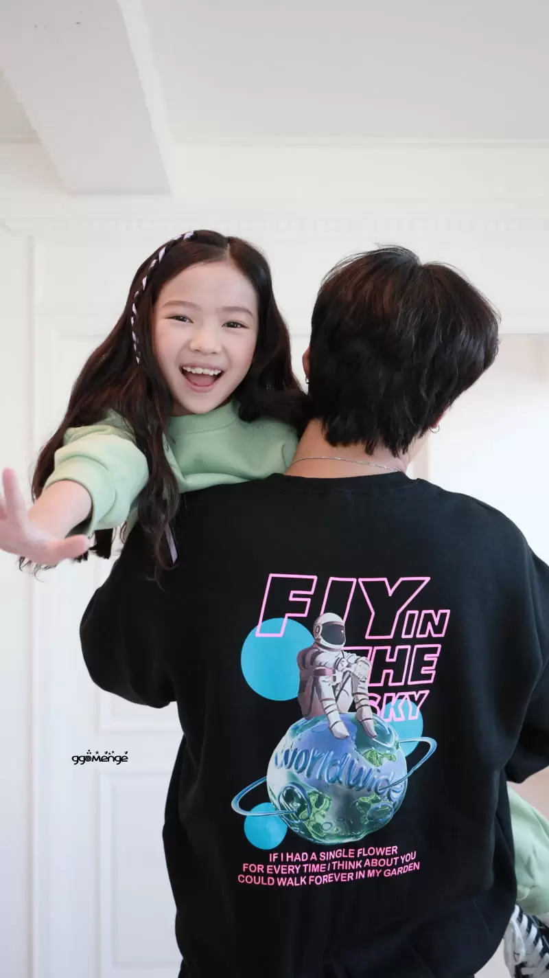 Ggomenge - Korean Children Fashion - #kidsstore - Adult Spaceman Fleece Top Bottom Set - 11