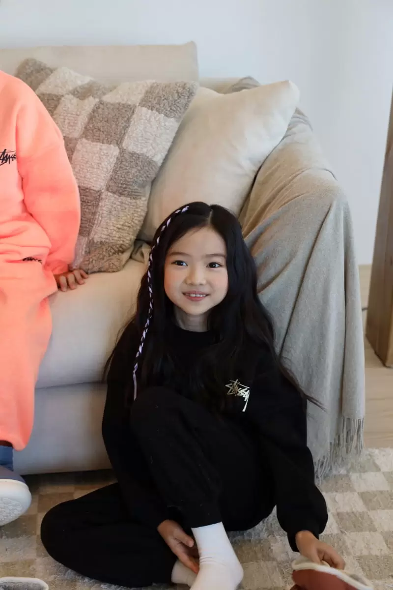 Ggomenge - Korean Children Fashion - #kidsstore - Dies Fleece Top Bottom Set - 6