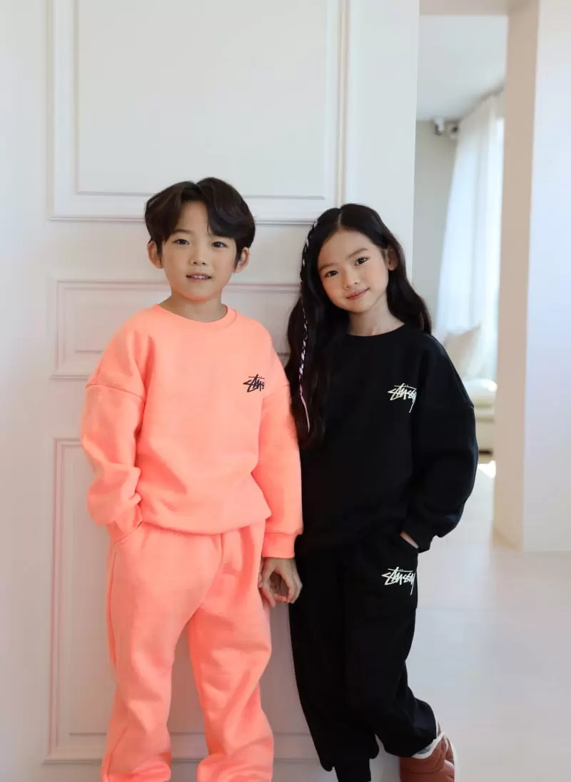 Ggomenge - Korean Children Fashion - #kidzfashiontrend - Adult Dies Fleece Top Bottom Set - 8