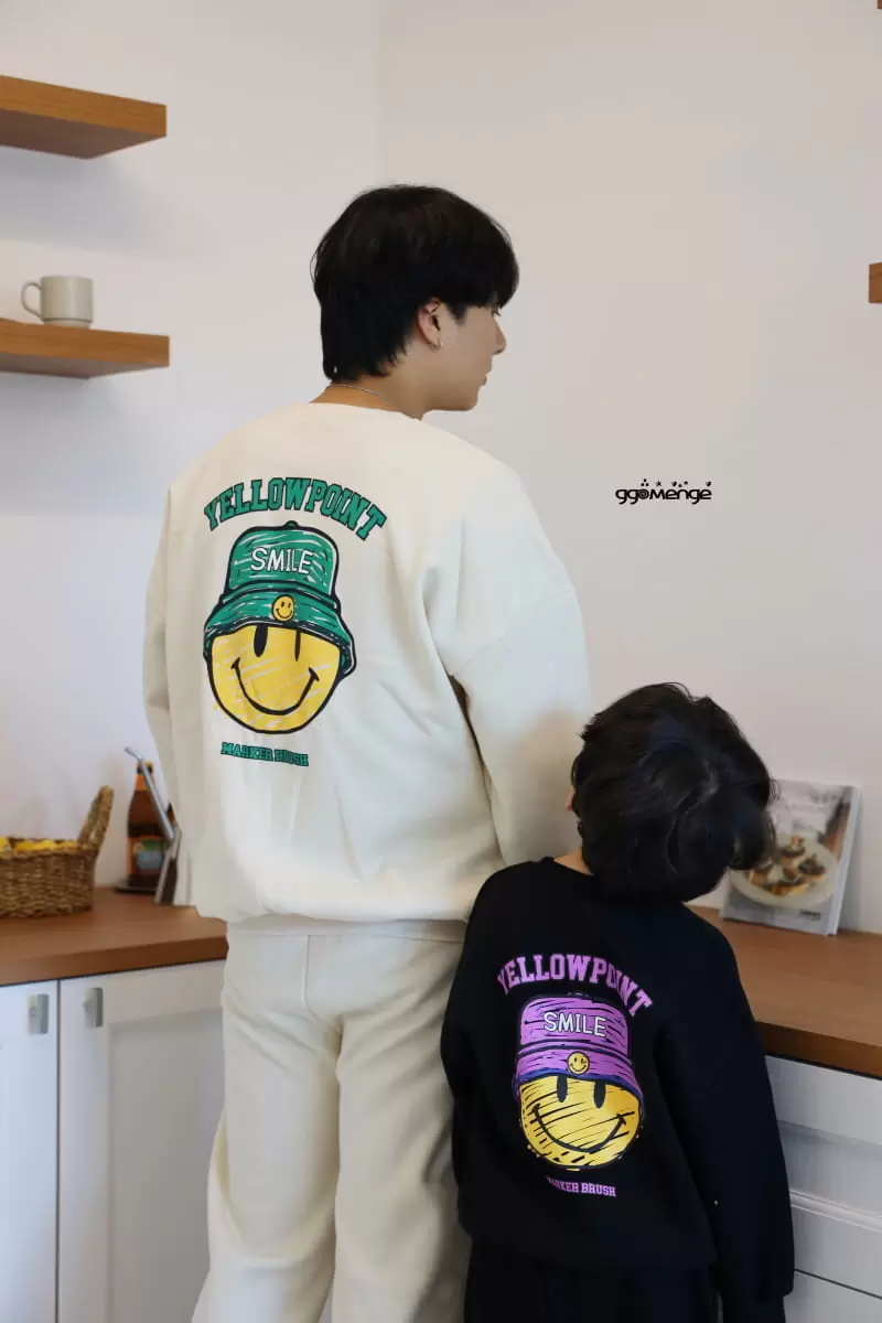 Ggomenge - Korean Children Fashion - #littlefashionista - Adult Yellow Point Top Bottom Set - 12