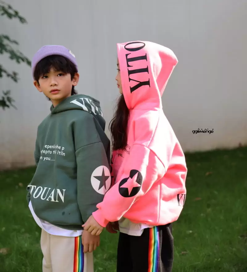 Ggomenge - Korean Children Fashion - #minifashionista - U IN Hoody Tee - 7
