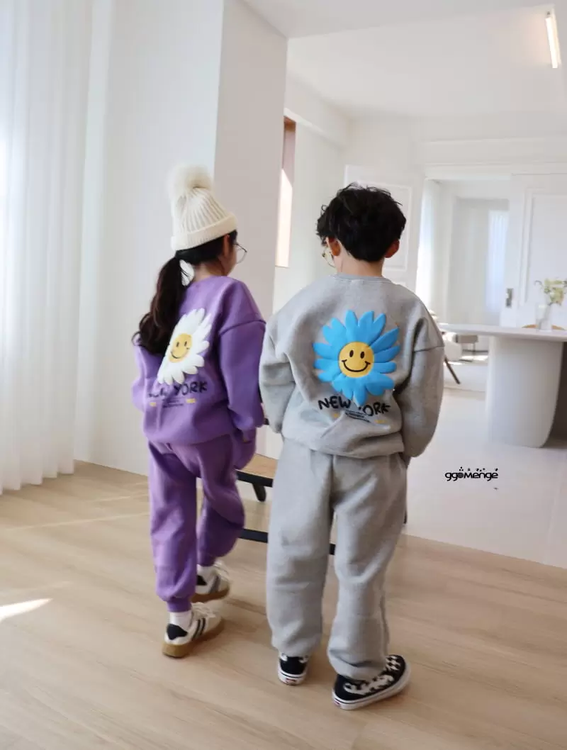 Ggomenge - Korean Children Fashion - #prettylittlegirls - Adult Cosmos Top Bottom Set - 7