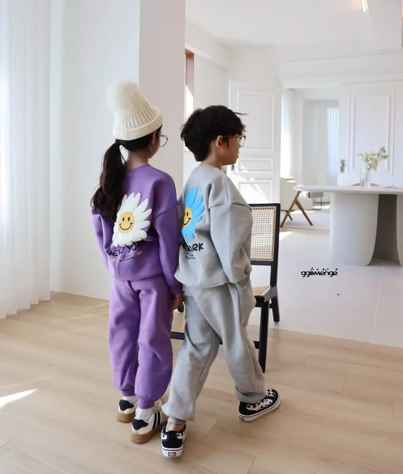 Ggomenge - Korean Children Fashion - #prettylittlegirls - Cosmos Top Bottom Set - 6