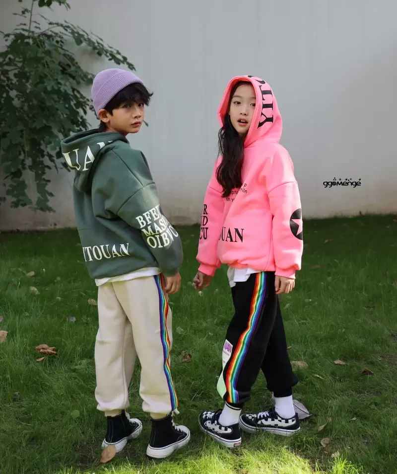 Ggomenge - Korean Children Fashion - #prettylittlegirls - Adult U IN Hoody Tee - 9