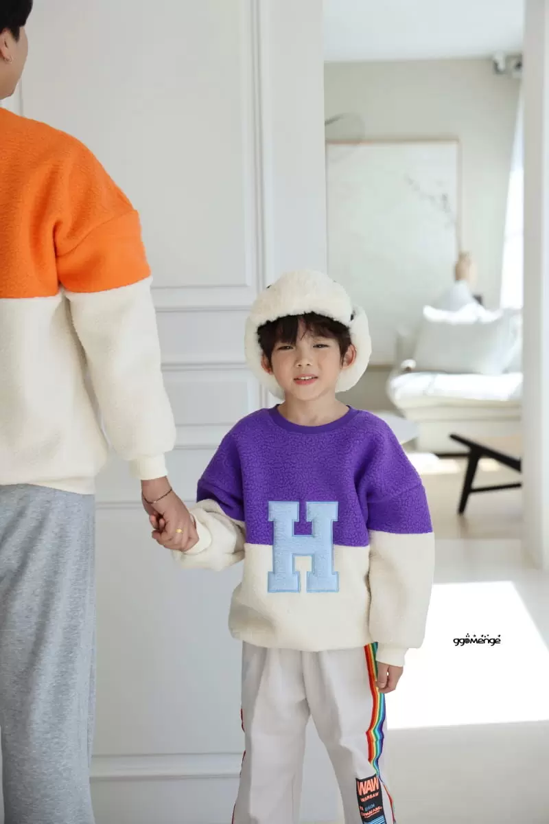 Ggomenge - Korean Children Fashion - #stylishchildhood - H Bboggle Sweatshirt - 3
